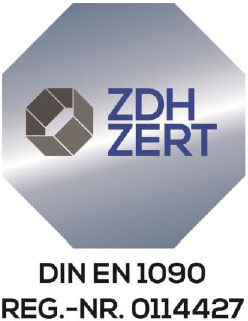 zertifiziert nach DIN EN 1090